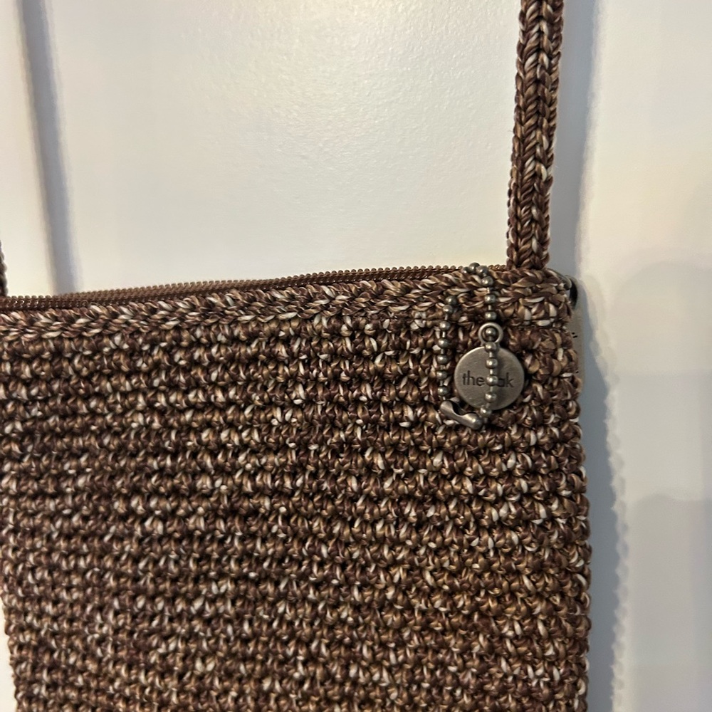 The Sak Brown Crossbody Bag with Artisanal Craftsmanship